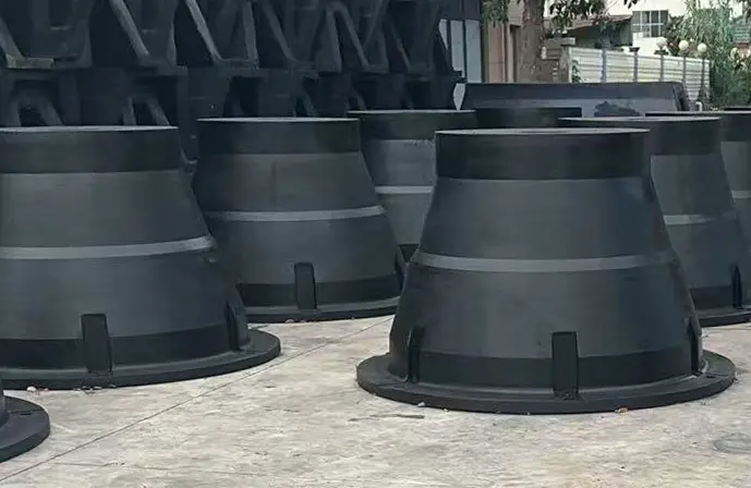 Is conical rubber fender prone to aging and deformation?